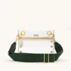 Hammitt Webbing Crossbody Strap Grove Green Brushed Gold