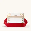 Hammitt Webbing Crossbody Strap Harissa Red Brushed Gold