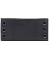 Hammitt 110 North Wallet In Black/gunmetal In Black Gunmetal
