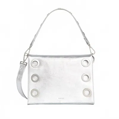 Hammitt Women's Montana Clutch Large Bag In Sidewalk Silver In Multi