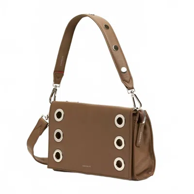 Hammitt Women's Montana Small Clutch In Dune/silver In Multi