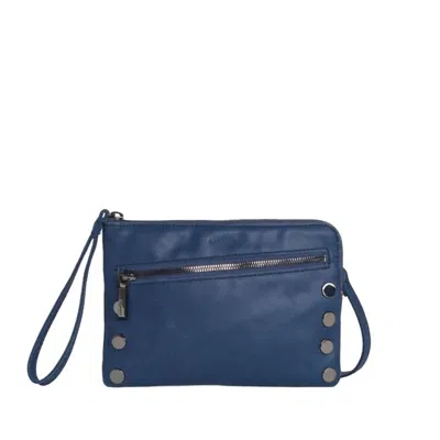 Hammitt Women's Small Nash Clutch Crossbody Bag In Vintage Navy In Pink
