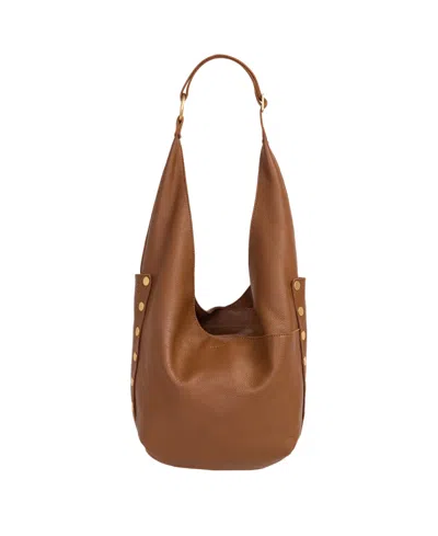 Hammitt Women's Tom Zip Large Leather Hobo Handbag In Brown