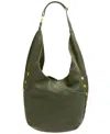 Hammitt Women's Tom Zip Large Leather Hobo Handbag In Green