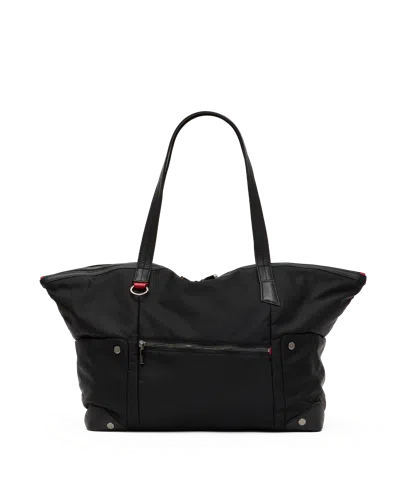 Hammitt Zoe Tote Black Nylon Gunmetal