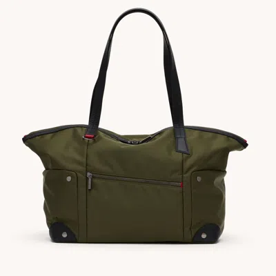 Hammitt Zoe Tote Jade Nylon Gunmetal