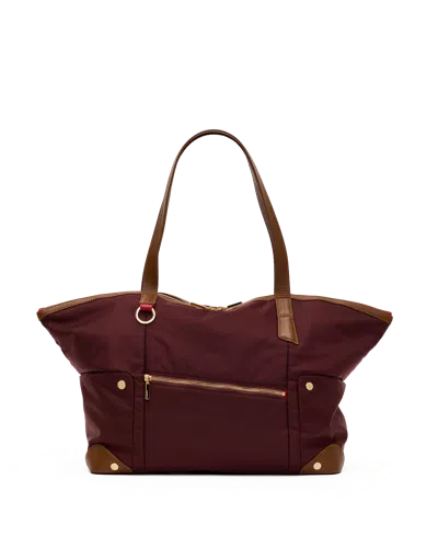 Hammitt Zoe Tote Wine Nylon Gold