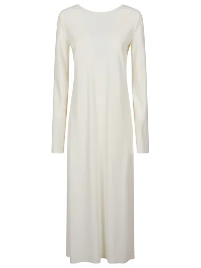 Hamoulet Backless Long Backless Maxi Dress In White