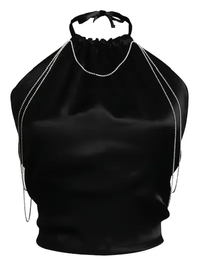 Hamoulet Layla Chain-embellished Halter Top