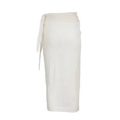 Hamoulet Textured White Pareo