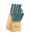 Hampton Forge 15 Piece Haruto Block Cutlery Set In Multi