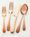 Hampton Forge 20-piece Mirabella Satin Copper Flatware Set In Brown