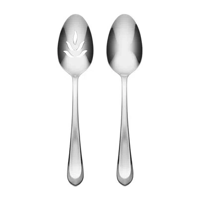 Hampton Forge Alessi Mirror 2 Piece Everyday Serving Spoons Set
