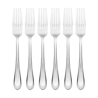 Hampton Forge Alessi Mirror Everyday Dinner Forks, Set Of 6