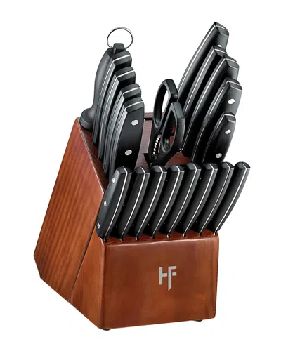 Hampton Forge Atlantis 20pc Block Set In Black