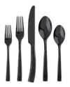 Hampton Forge Argent Orfevres  Paris Hammered Gunmetal 20-pc. Flatware Set, Service For 4 In Metallic