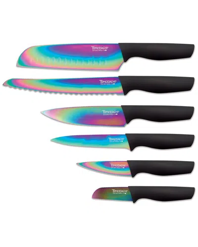 HAMPTON FORGE HAMPTON FORGE RAINBOW BLACK 12PC CUTLERY SET