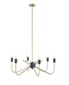 Hampton Hill Alexis 6 Light Two Tone Chandelier