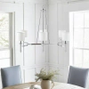 Hampton Hill Elegenza 6 Light Chandelier In Chrome