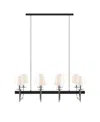 Hampton Hill Fairmount Drum Shades 8-light Traditional Chandelier In Multi