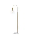 Hampton Hill Auburn Floor Lamp In Gold-tone