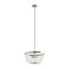 Hampton Hill Melrose 2 Light Beaded Chandelier In Silver