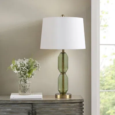 Hampton Hill Zirconia Accent Lamp In Green