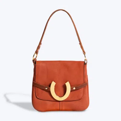 Hampton Road Women's Hunter Bag In Cognac In Orange