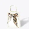 Hampton Road Women's Mini Calista Bag In Oyster Bag With Gold Scarf In Multi