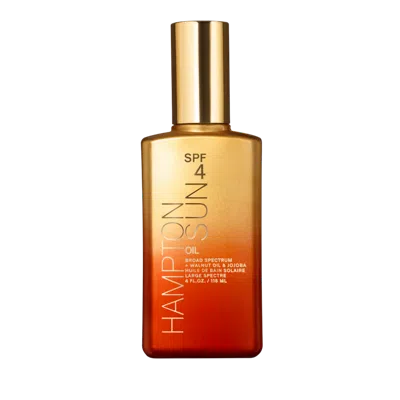 Hampton Sun Classic Sun Spf 4 Oil In Transparent