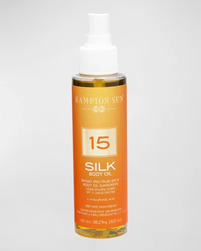 Hampton Sun Silk Body Oil In White