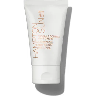 Hampton Sun Spf 45 Wrinkle Control Face Cream 2 Oz. In Transparent