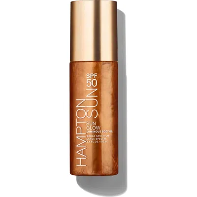 Hampton Sun Spf 50 Sun Glow Luminous Body Oil In Transparent