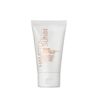 Hampton Sun Tinted Spf 45 Wrinkle Control Face Cream In Transparent