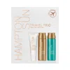 Hampton Sun Travel Trio Kit In Transparent
