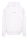Hamza A Hug Kangaroo-pocket Hoodie In White
