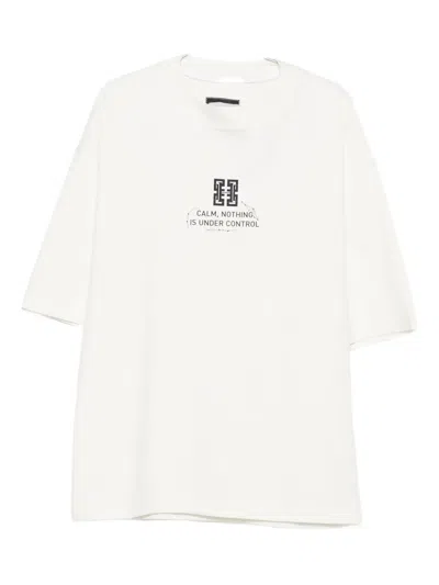 Hamza Amore Graphic-print T-shirt In White