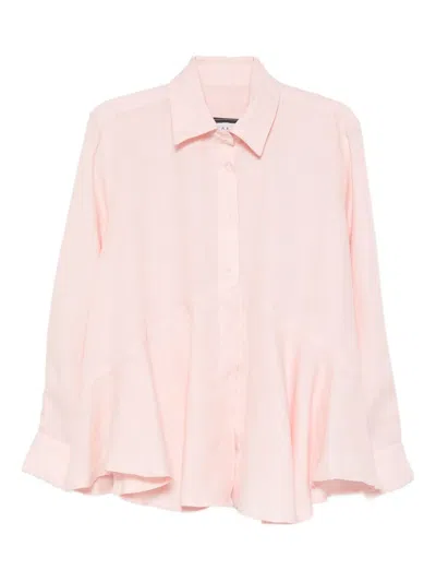 Hamza Bali Linen Pink Shirt