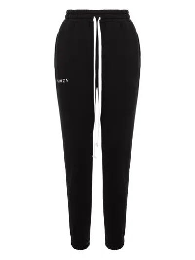 Hamza Blank V2 Drawstring-fastening Logo-detail Track Pants In Black