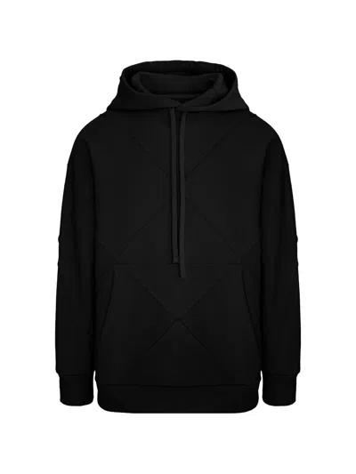 Hamza Diamond Hoodie In Black