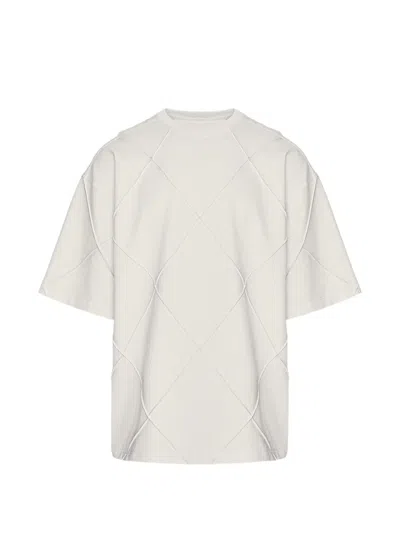 Hamza Diamond Oversized T-shirt In Neutral