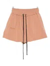 Hamza Drawstring Elastic-waist Shorts In Brown