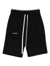 Hamza Drawstring Pocket Shorts In Black