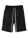 Hamza Elastic-waist Cuffed Shorts In Black