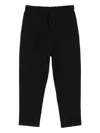 Hamza Elastic-waist Trousers In Black