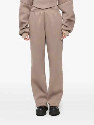 Hamza Goddess Elasticated-waistband Track Pants In Neutral