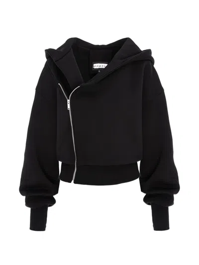 Hamza Hera Hooded Jacket In Black