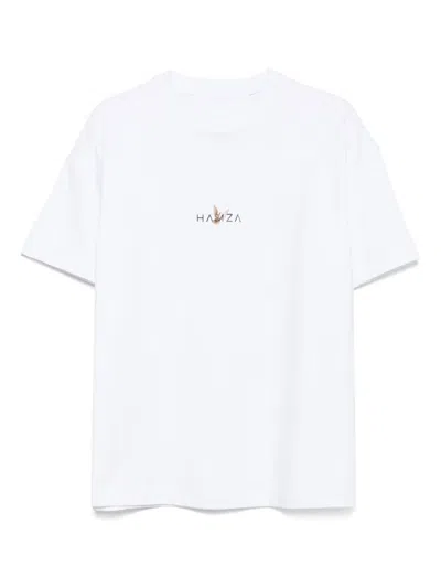Hamza Hug 2.0 Printed T-shirt In White