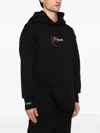 Hamza Japan 3.0 Asymmetric-hemline Hoodie In Black