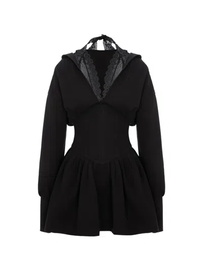 Hamza Karol Cocktail Dress In Black